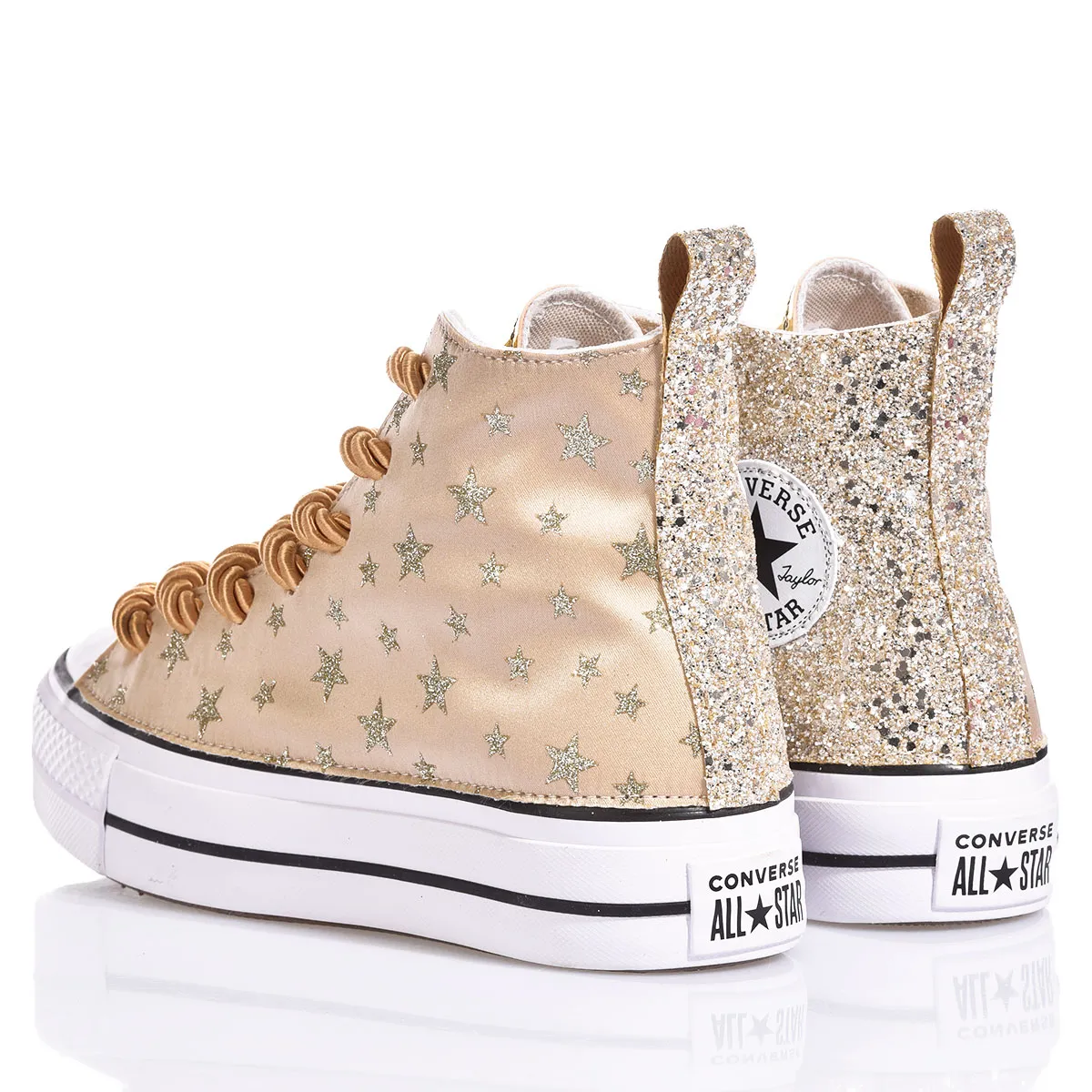 Converse Platform Glitter Star Platform Glitter