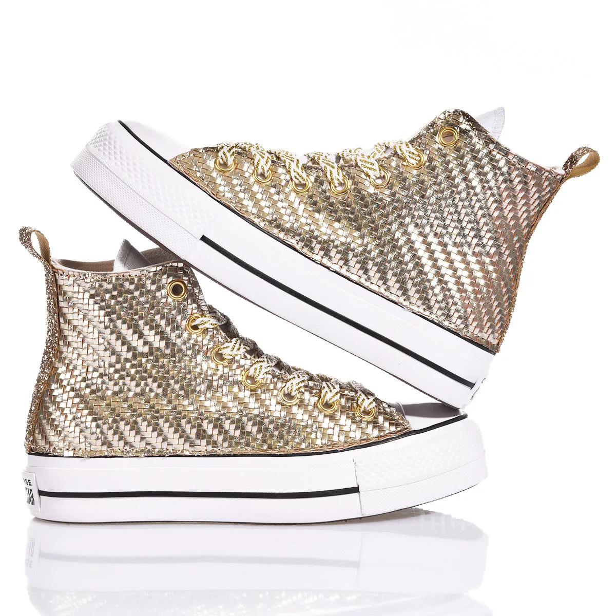 Converse Platform Gold Braid Plataforma 