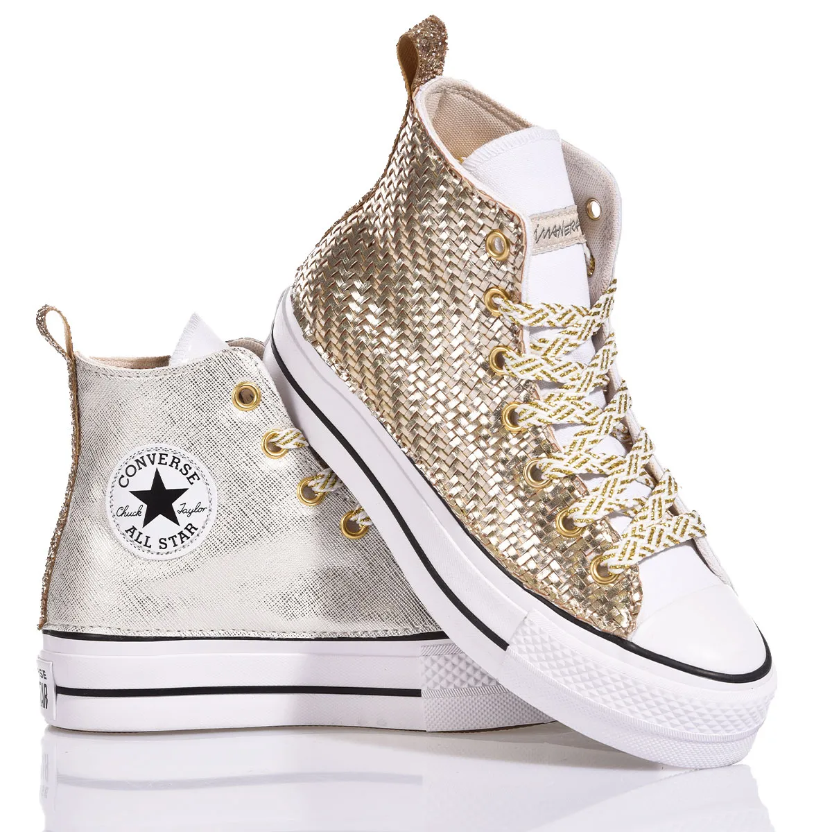 Converse Platform Gold Braid Plataforma 