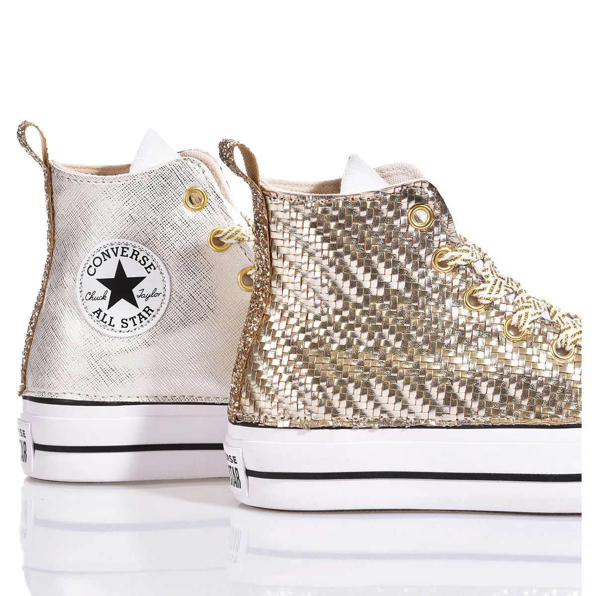 Converse Platform Gold Braid Plataforma 