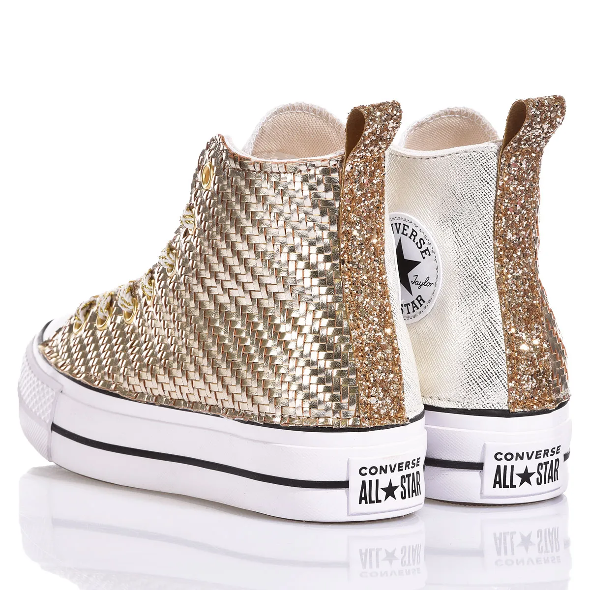 Converse Platform Gold Braid Plataforma 