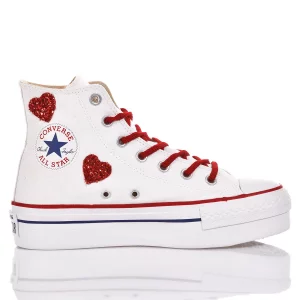 Converse Platform Hearts