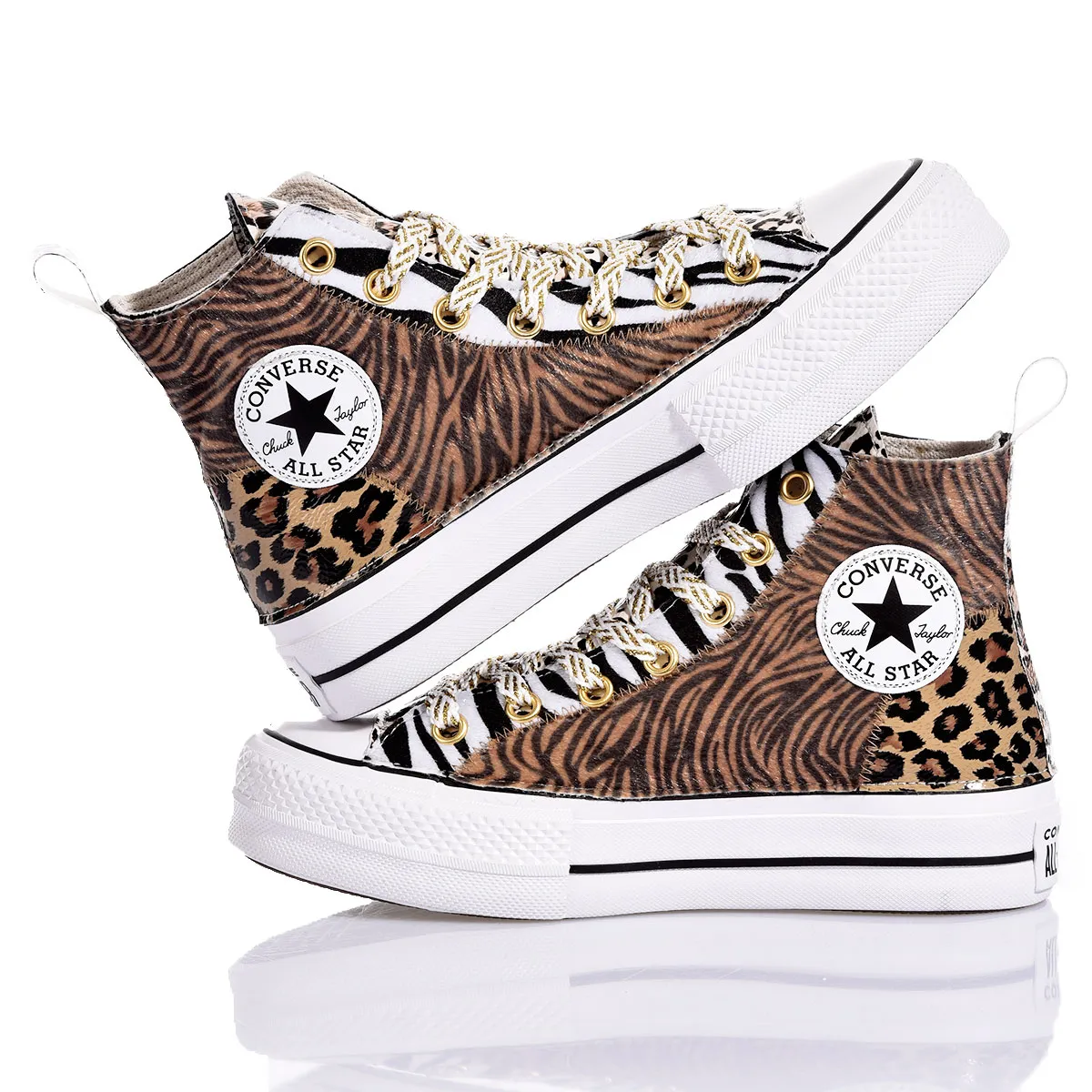 Converse Platform Jungle Mix Plateforme Animalier