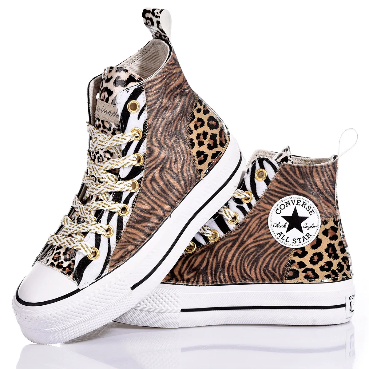 Converse Platform Jungle Mix Plateforme Animalier