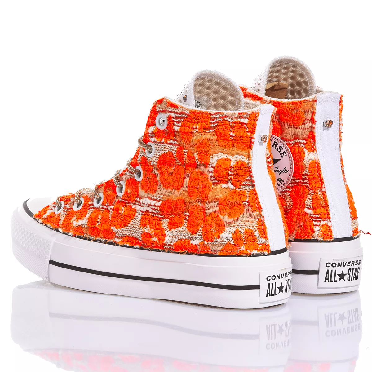 Converse Platform Orange Leo Plataforma Estampados de animal, Special, Swarovski