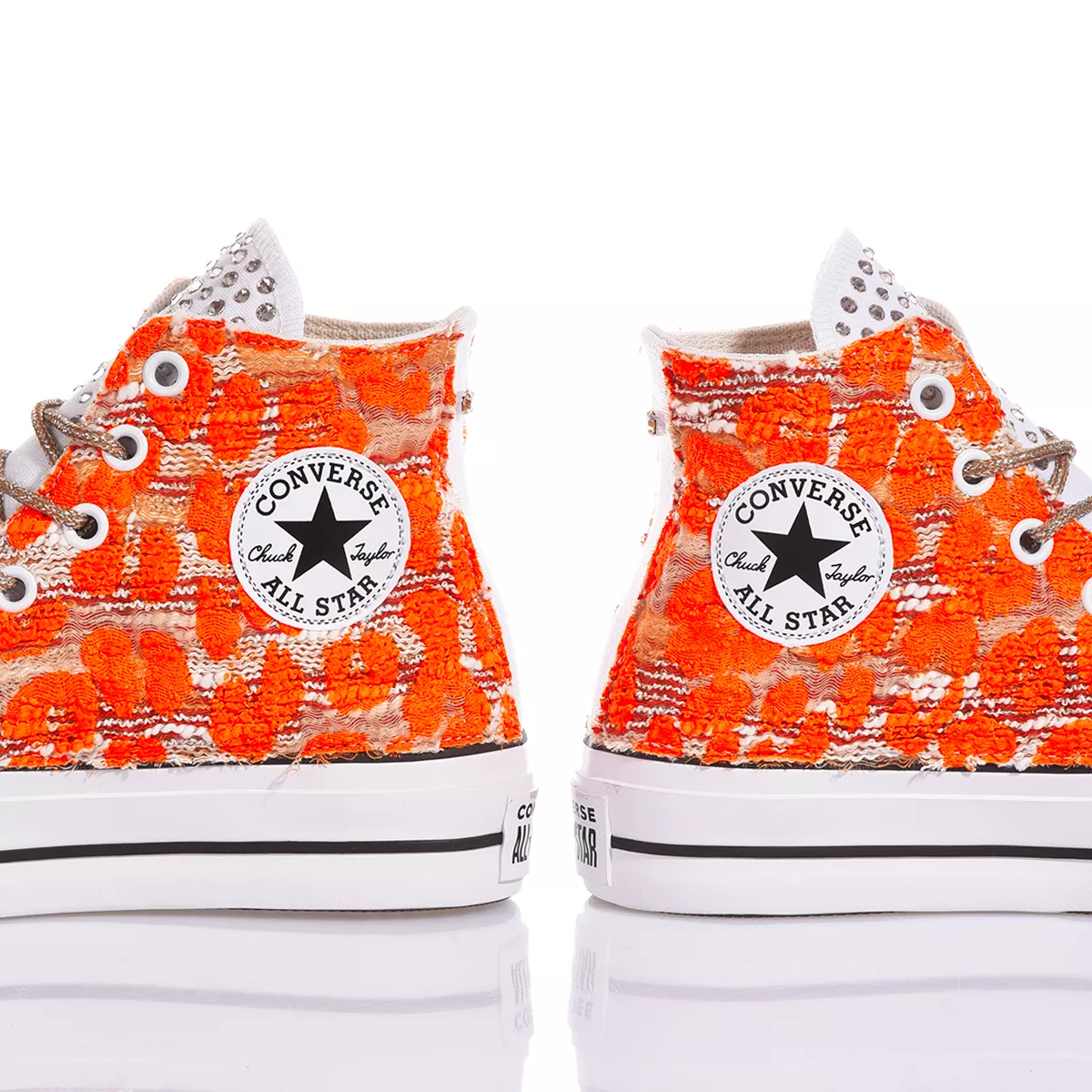 Converse Platform Orange Leo Platform Animalier, Special, Swarovski