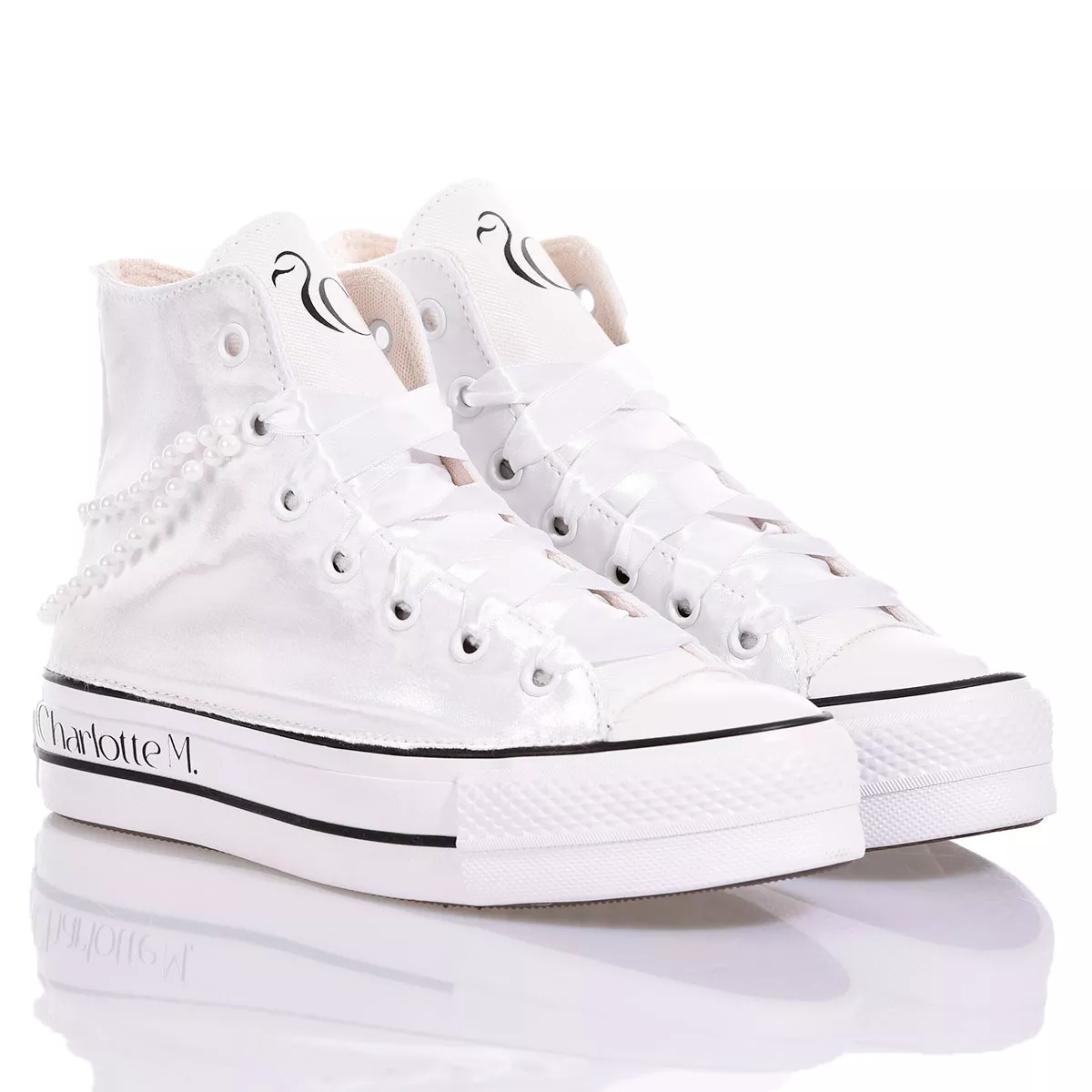 Converse Platform Pearls by Charlotte M. Plataforma Special