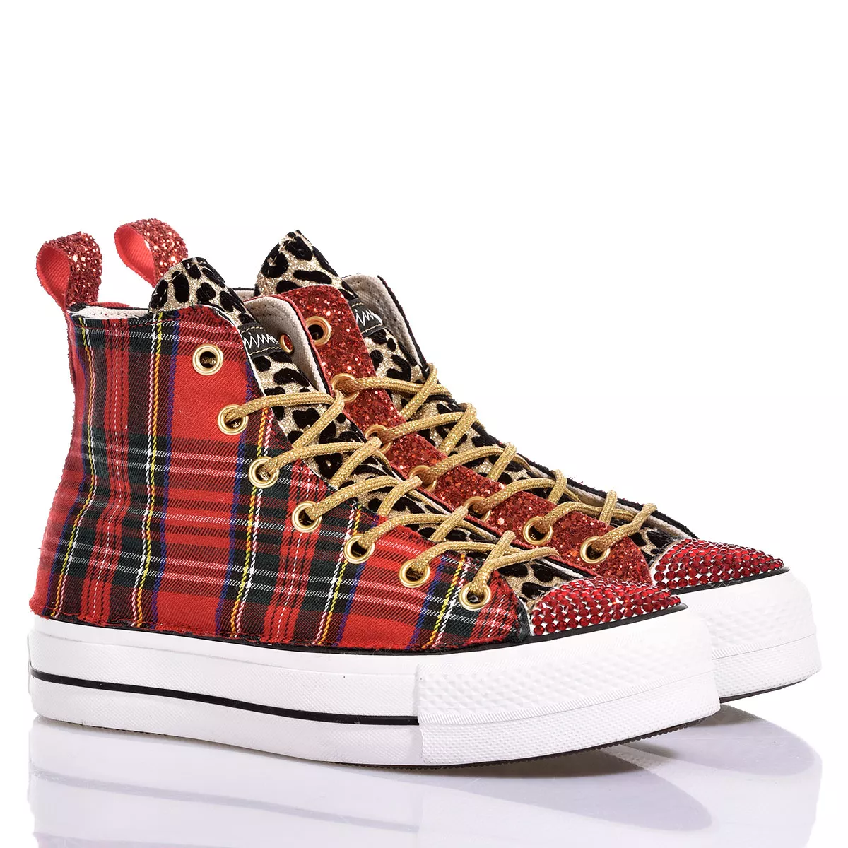 Converse Platform Red Kilt  