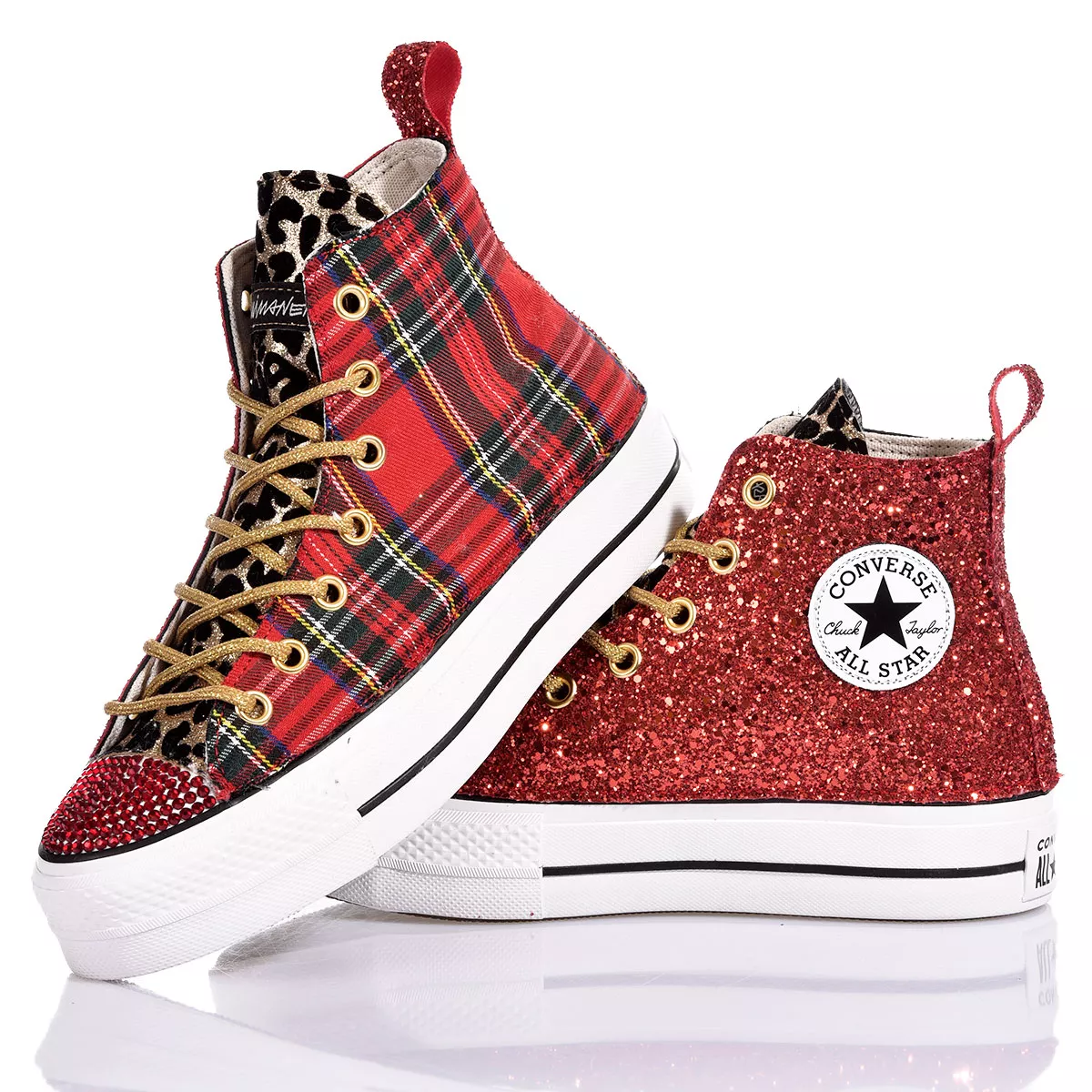 Converse Platform Red Kilt  