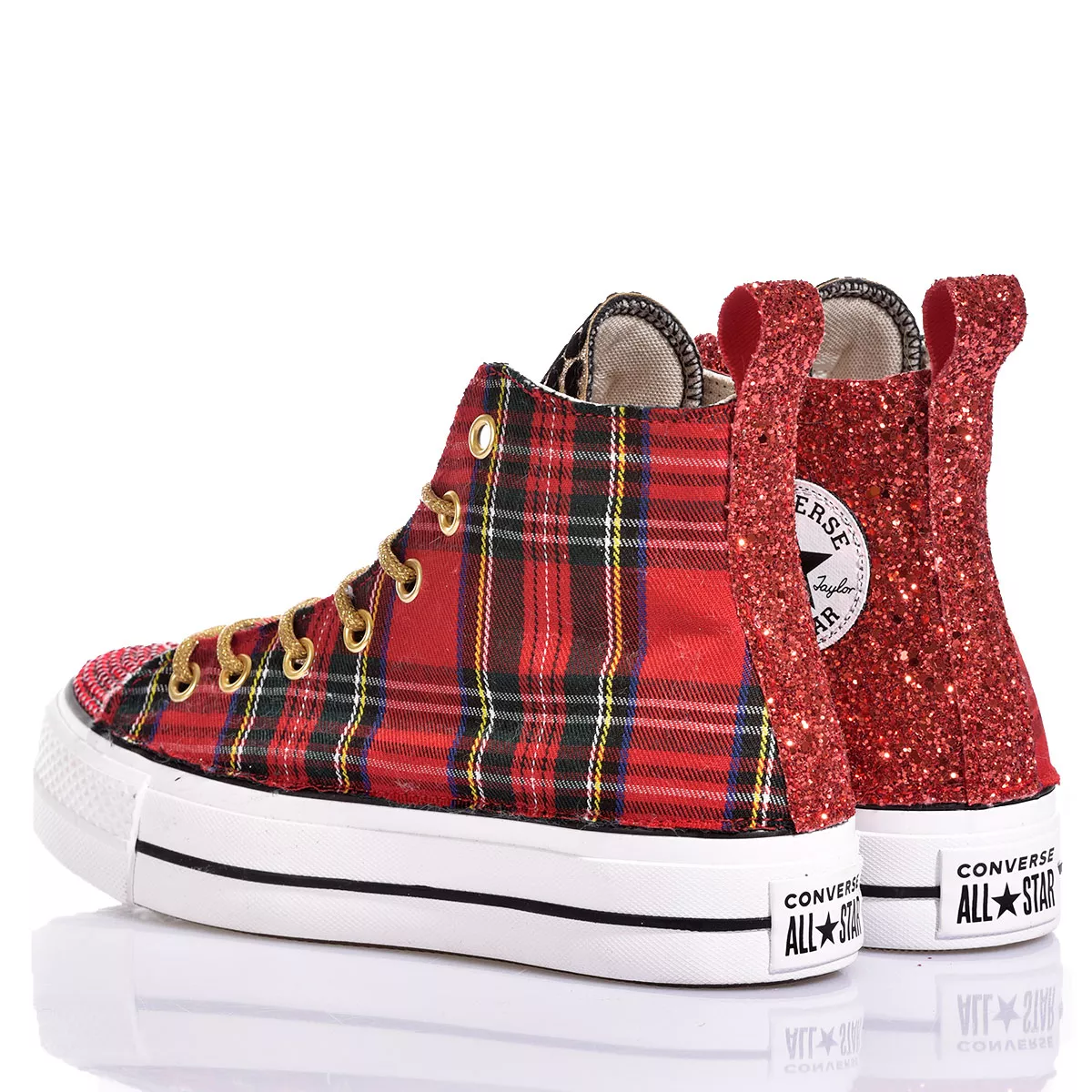 Converse Platform Red Kilt  