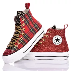 Converse Platform Red Kilt