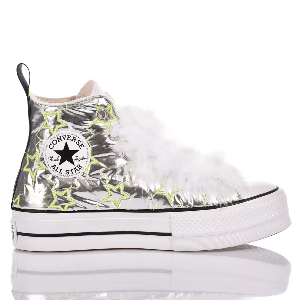 Converse Platform Silver Star High Top Special