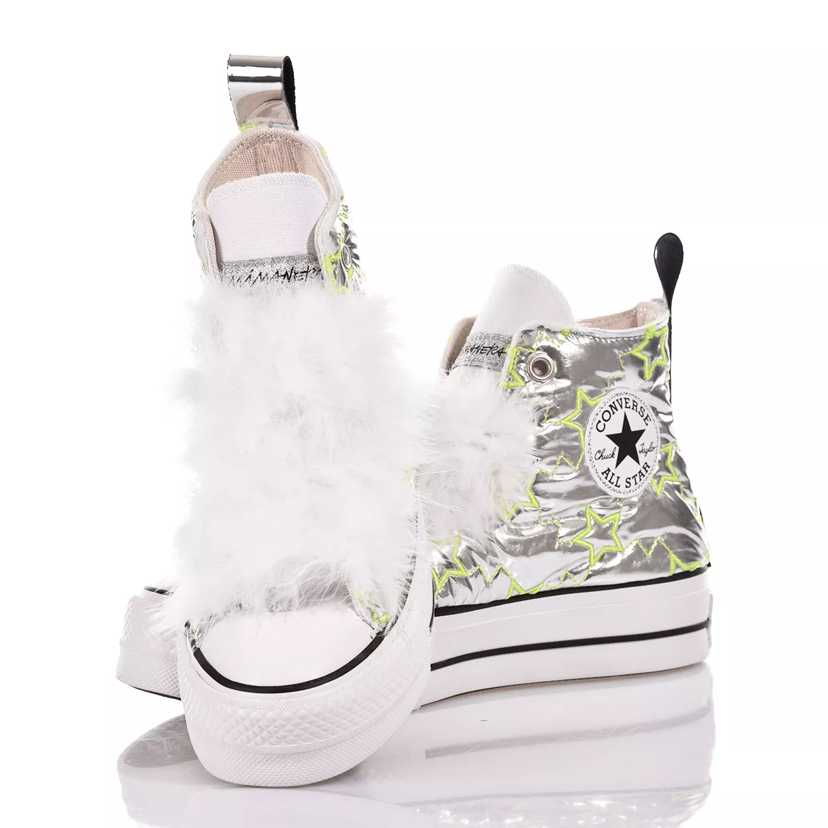 Converse Platform Silver Star High Top Special