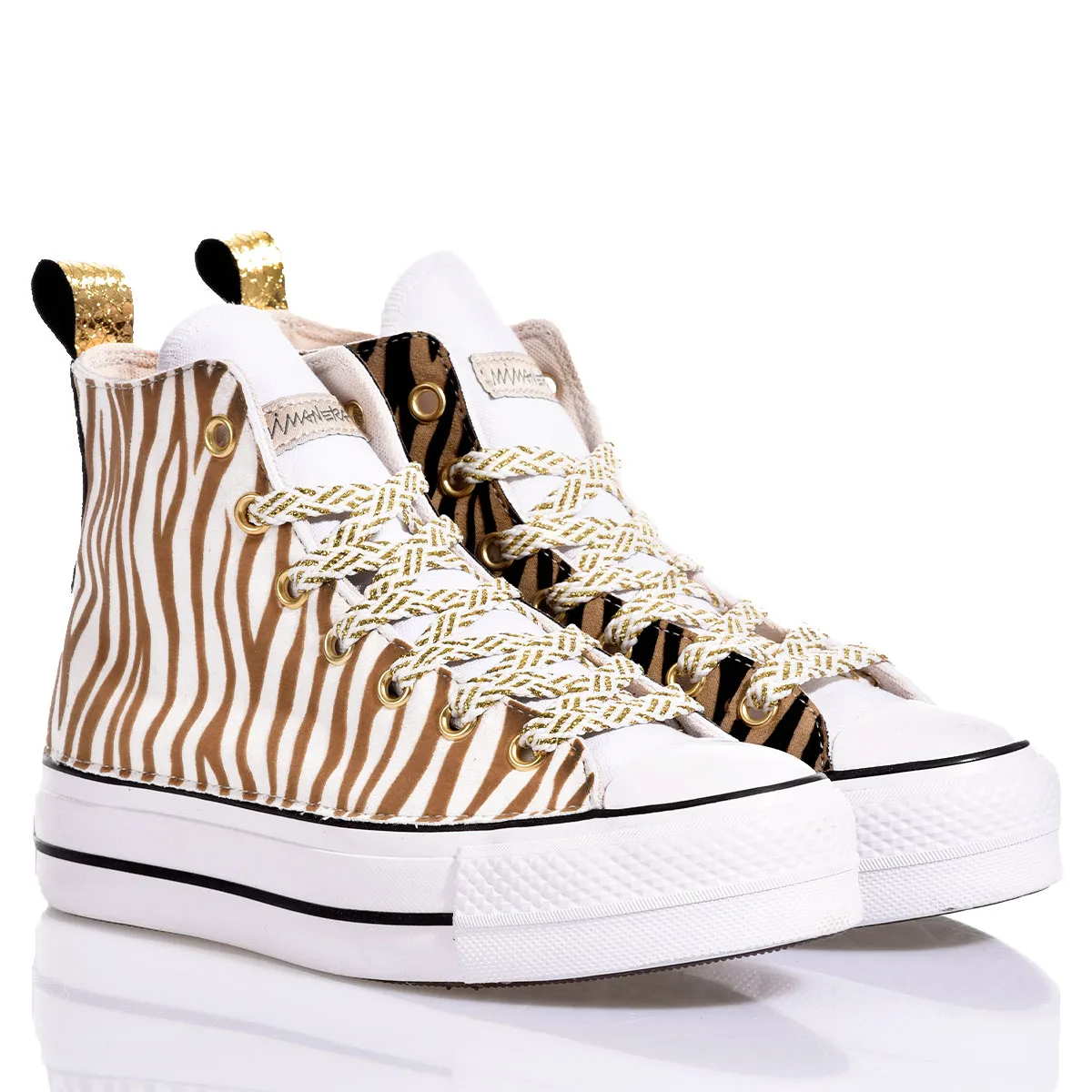 Converse Platform Zebra Glam Platform Animalier