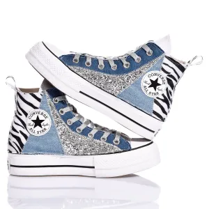 Converse Platform Zebra Lace