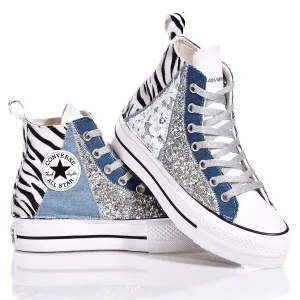 Converse Platform Zebra Lace