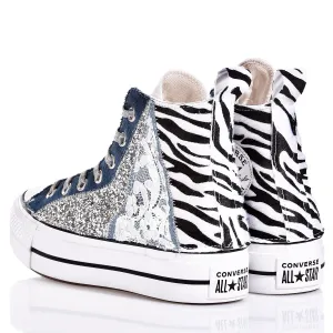 Converse Platform Zebra Lace