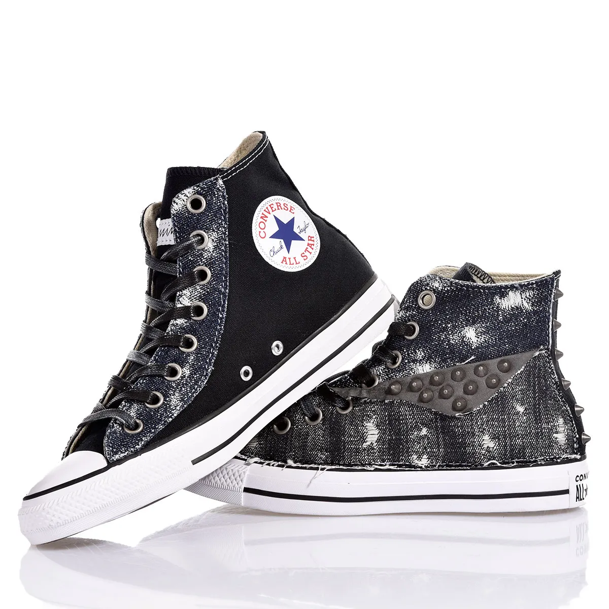 Converse Rip Denim Chuck Taylor Hi Studs