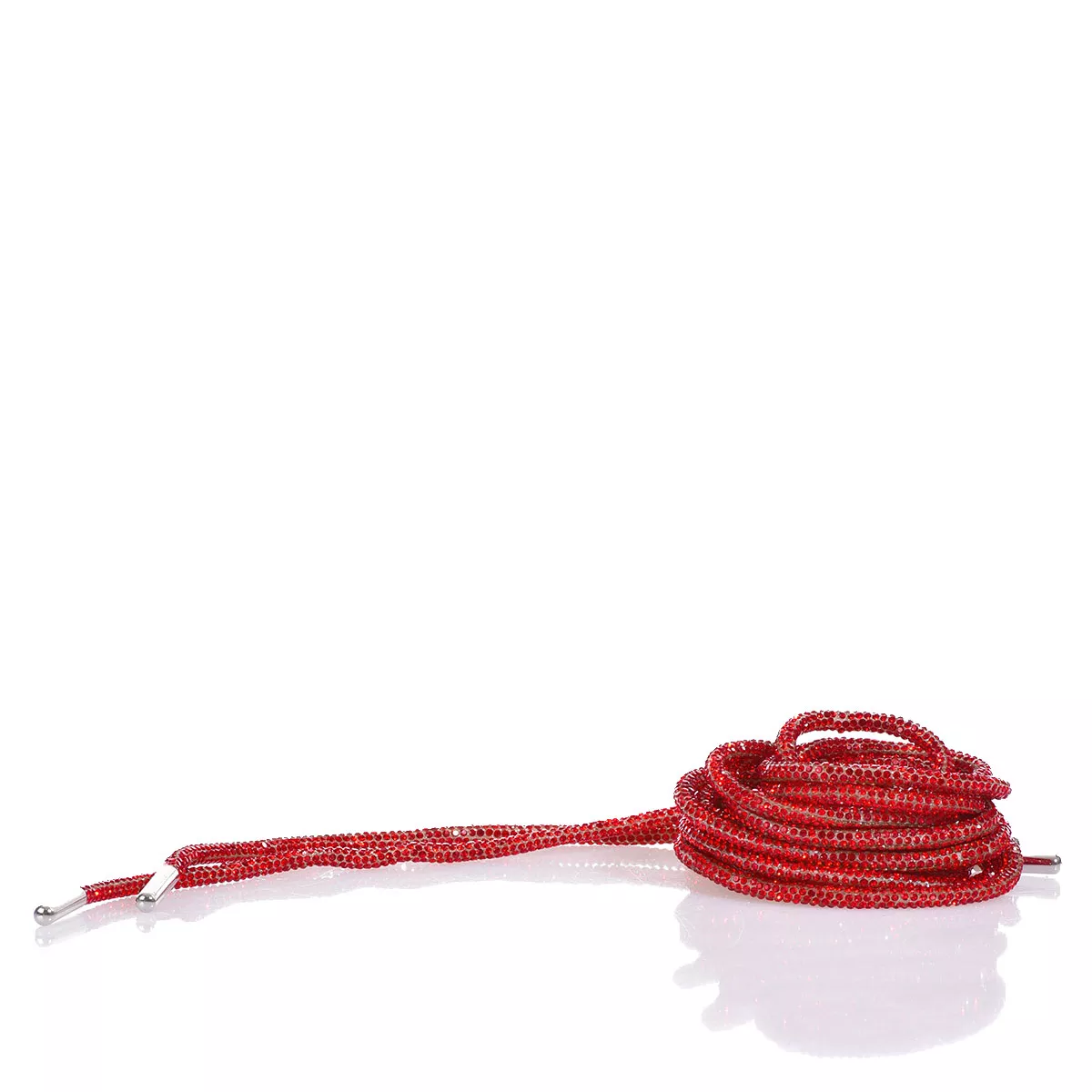 Cordones Swarovski Rojos 140 cm  