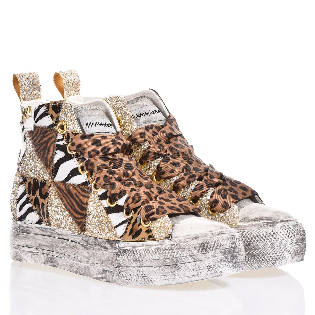 Mimanera Airlines Platform Jungle Patch Airlines Platform Animalier, Washed-out, brokat