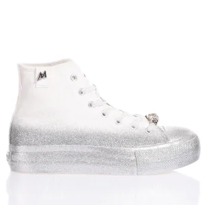 Mimanera Airlines Platform Silver Glittery