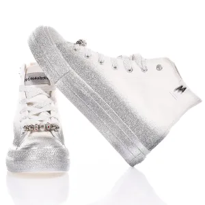 Mimanera Airlines Platform Silver Glittery