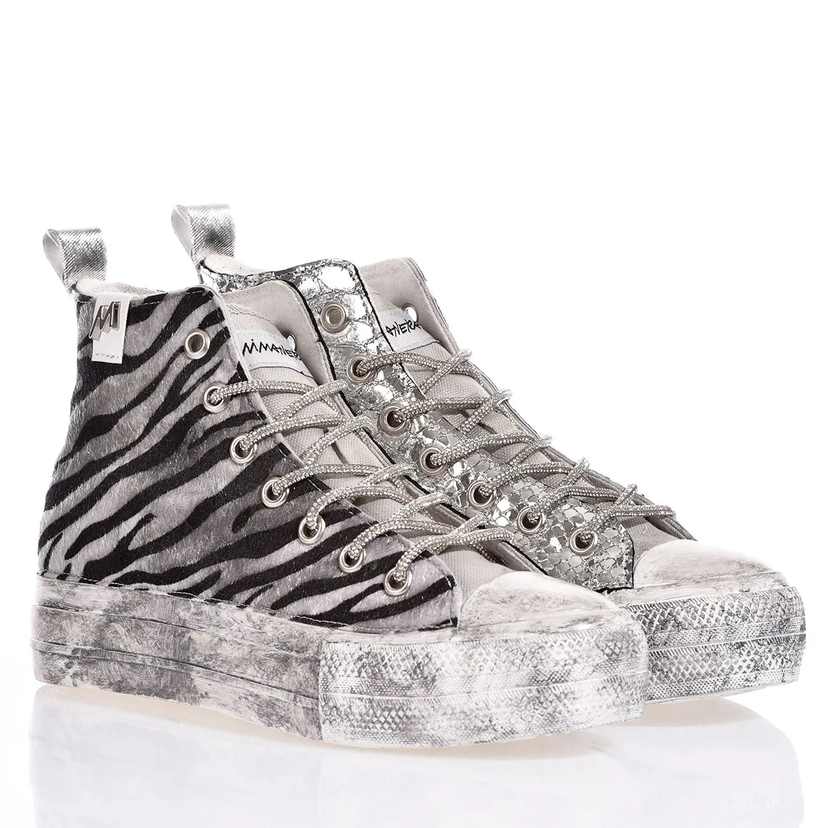 Mimanera Airlines Platform Silver Jungle Airlines Platform Animalier, Washed-out