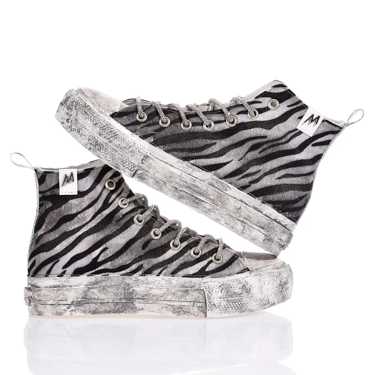 Mimanera Airlines Platform Silver Jungle Airlines Platform Animalier, Washed-out