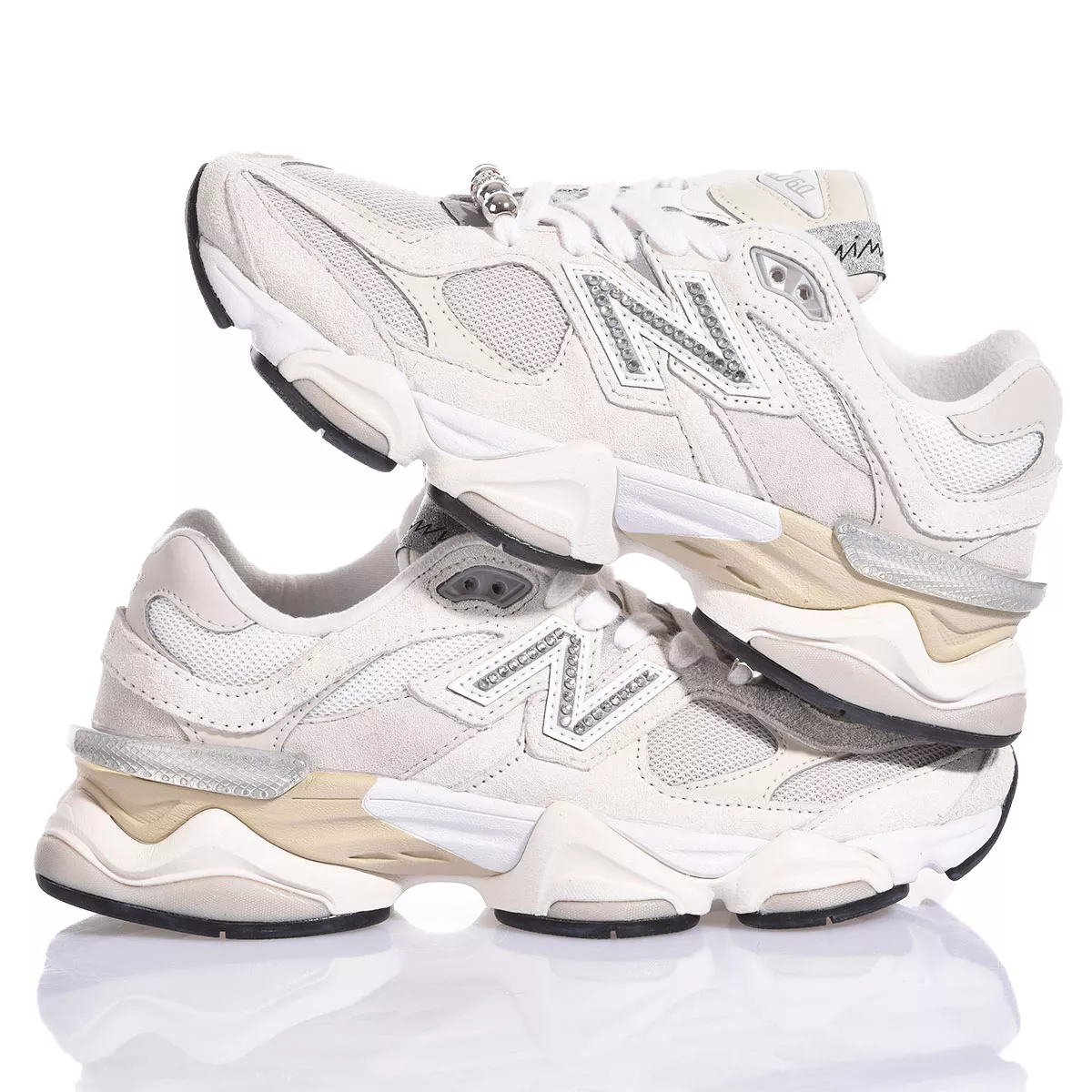 New Balance 9060 Chalk Swarovski 9060 Swarovski