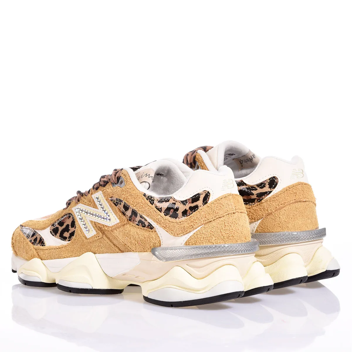 New Balance 9060 Leo Saffron 9060 Animalier, Special, Swarovski