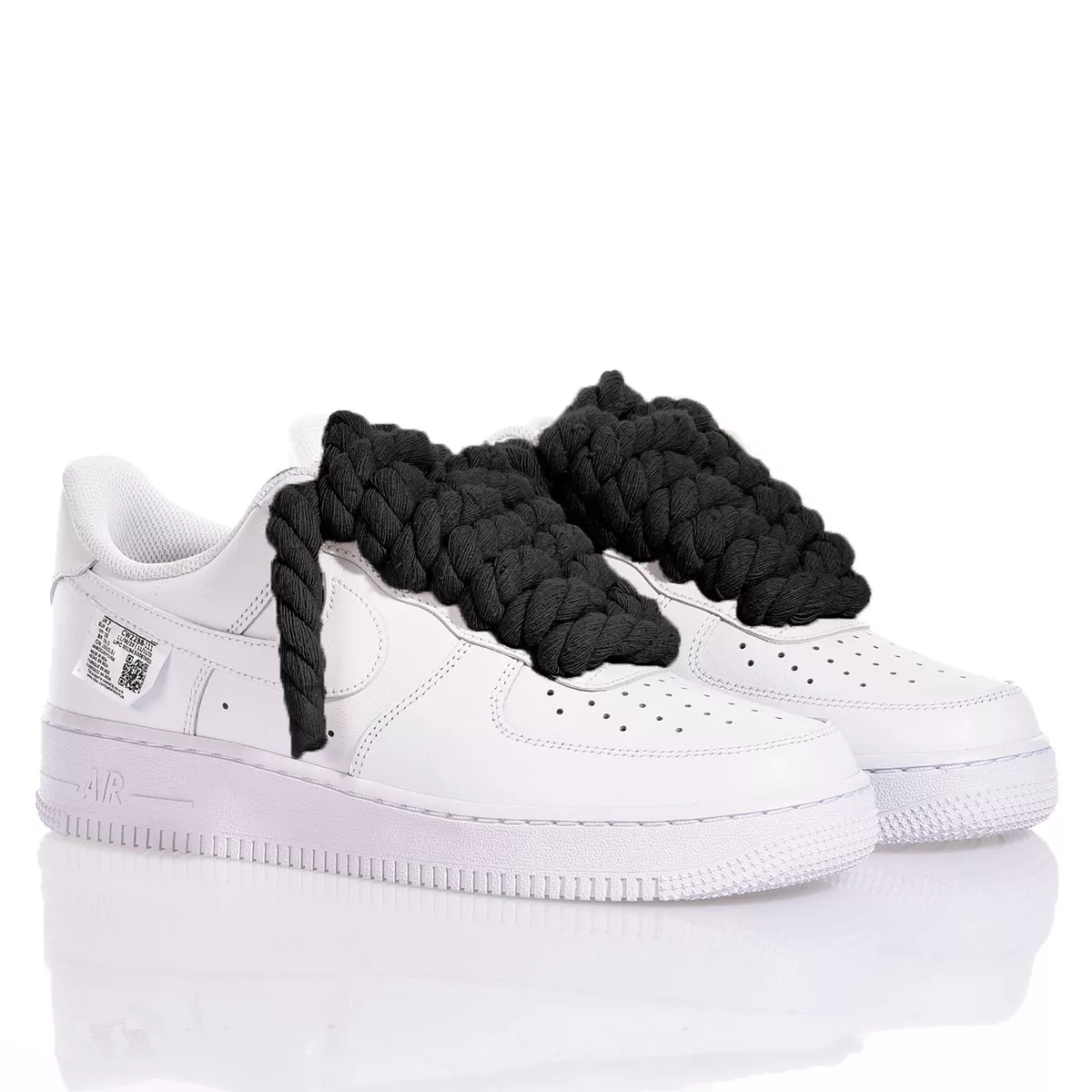 Nike Air Force 1 Boom Laces Black Air Force 1 Special