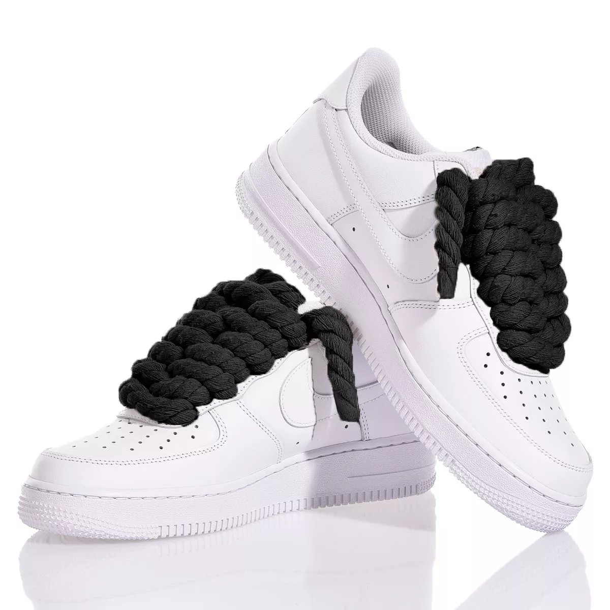 Nike Air Force 1 Boom Laces Black Air Force 1 Special