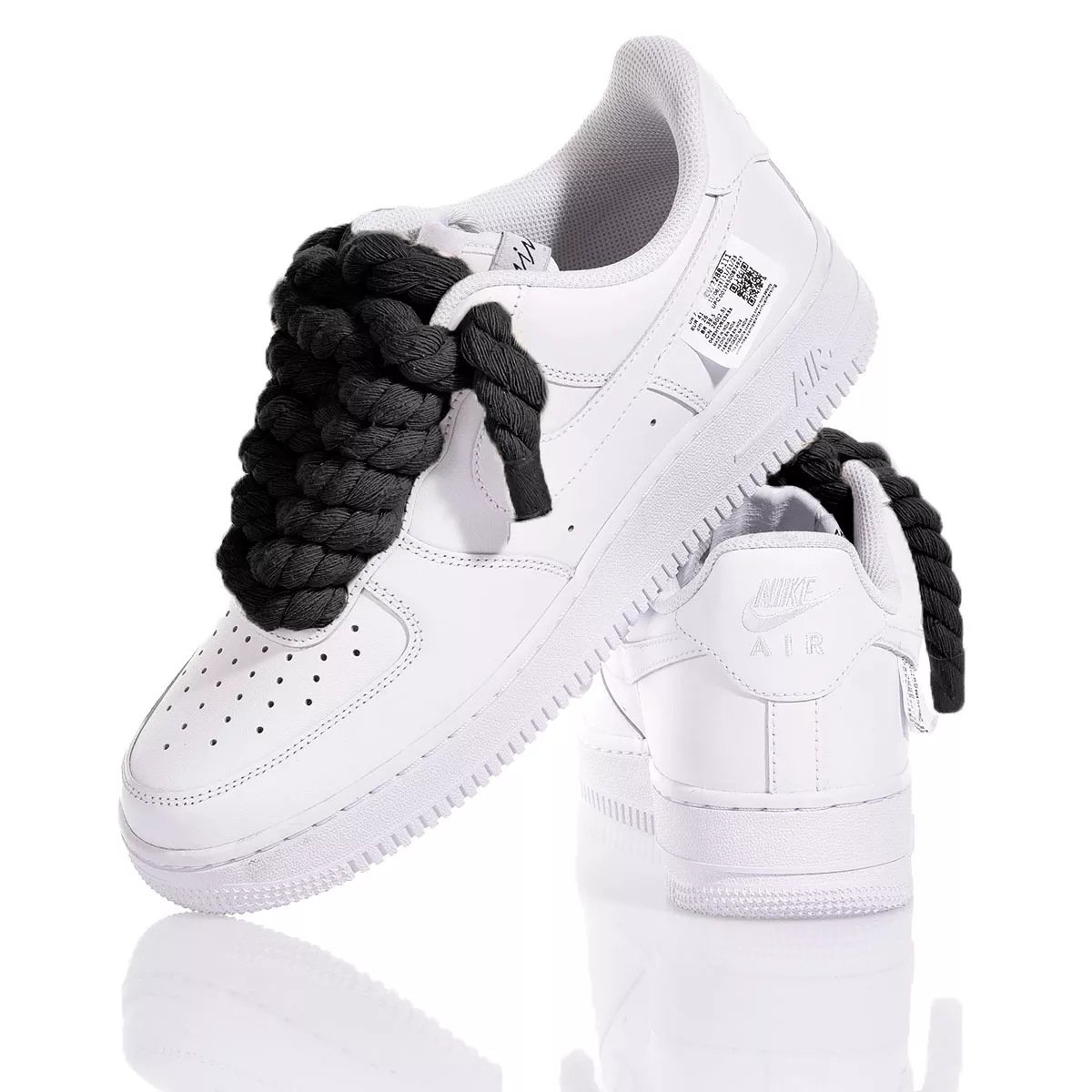 Nike Air Force 1 Boom Laces Black Air Force 1 Special