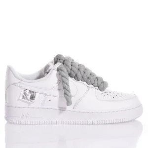 Nike Air Force 1 Boom Laces Grey