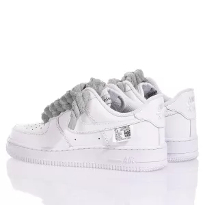 Nike Air Force 1 Boom Laces Grey