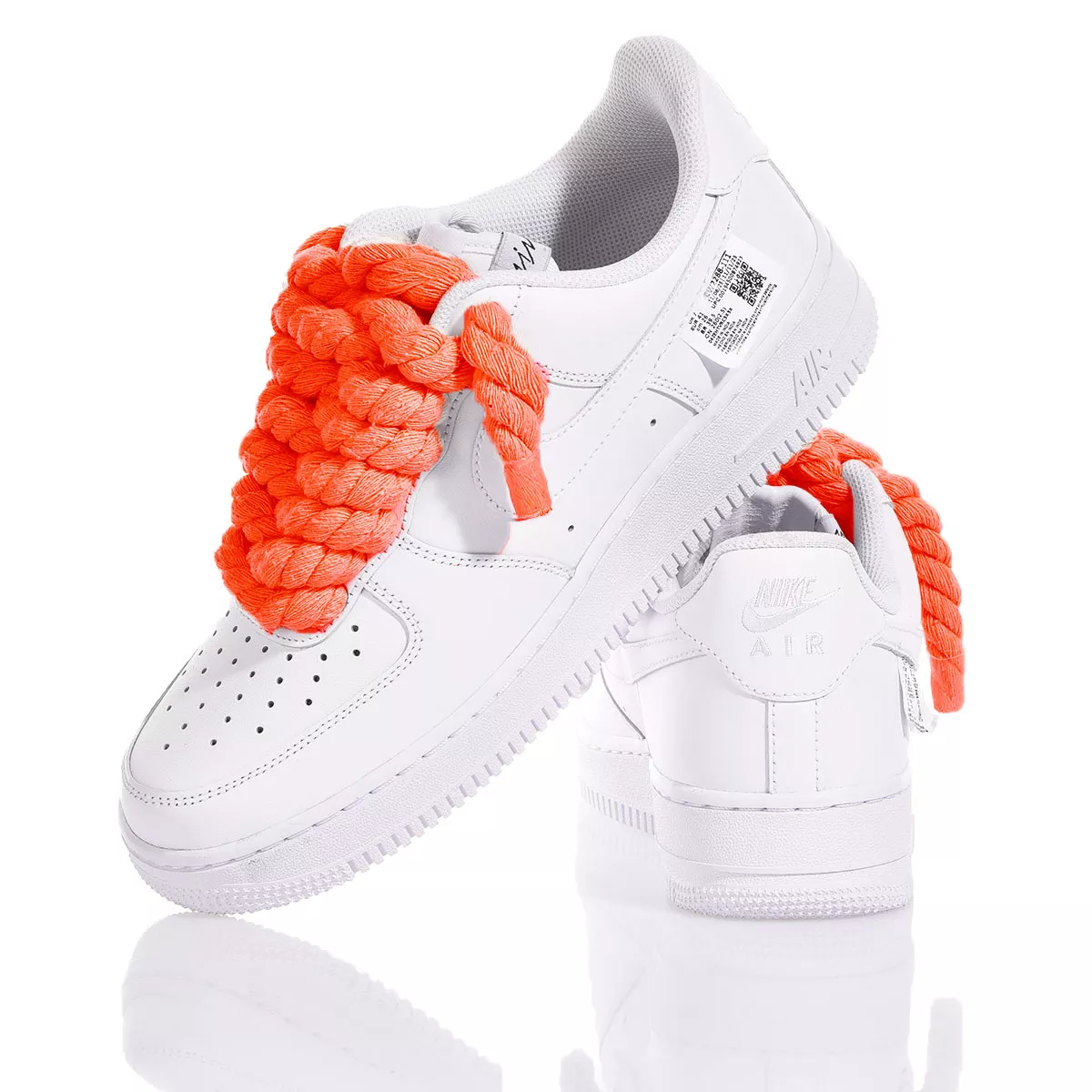 Air force 1 orange laces online