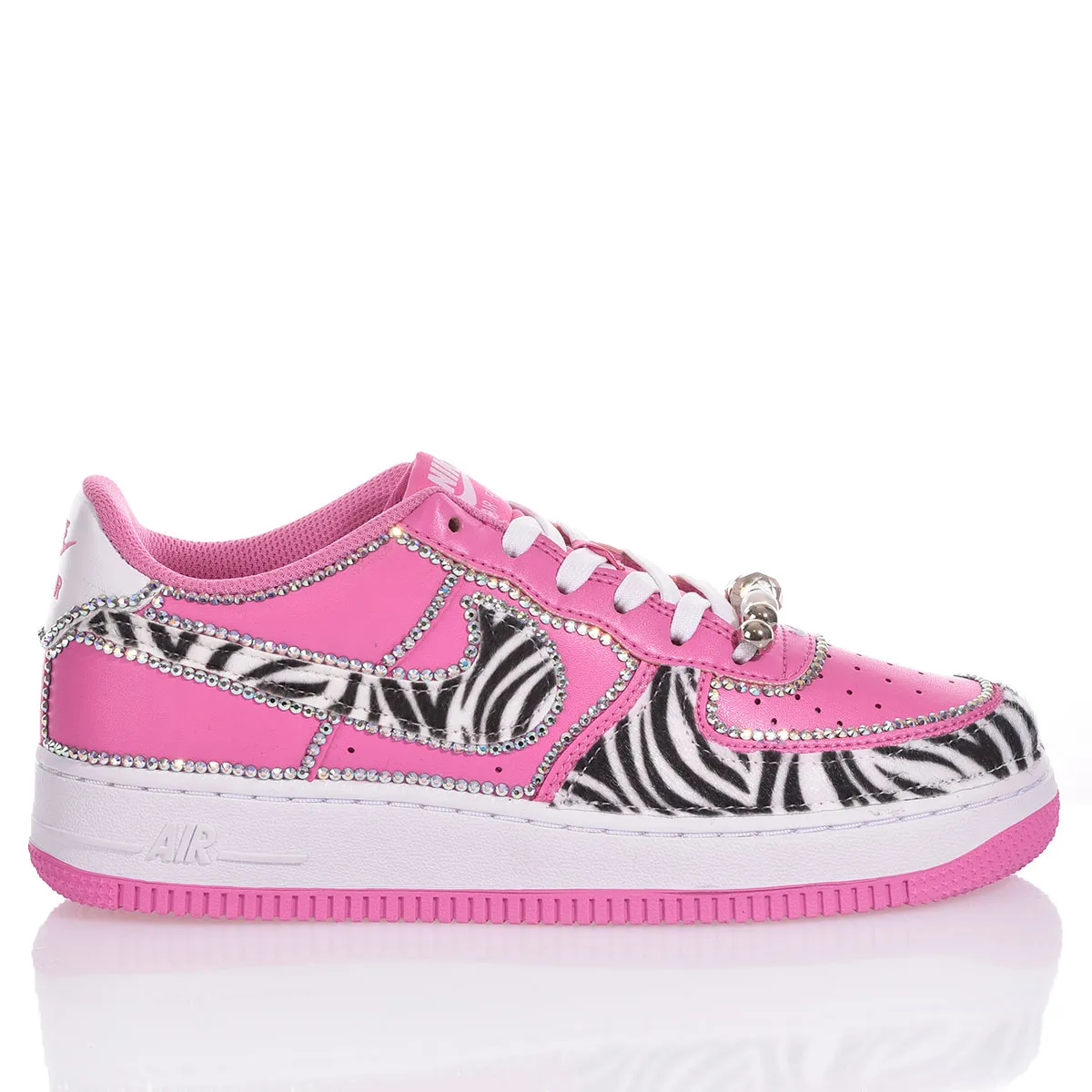 Nike Air Force 1 Bubble Zebra Air Force 1 Animalier, Swarovski