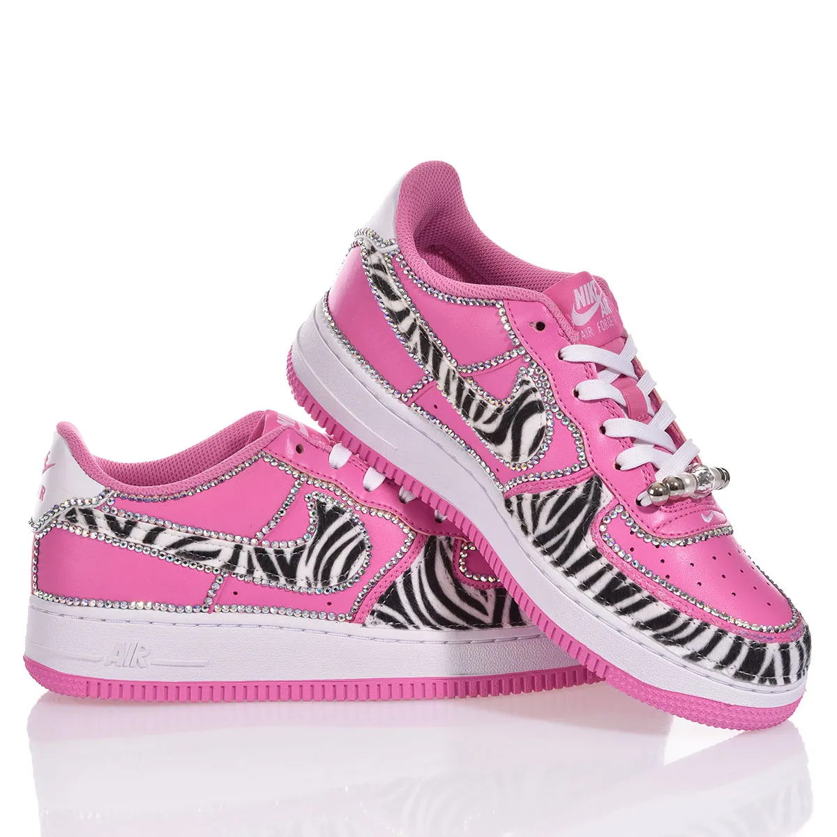 Nike Air Force 1 Bubble Zebra Air Force 1 Animalier, Swarovski