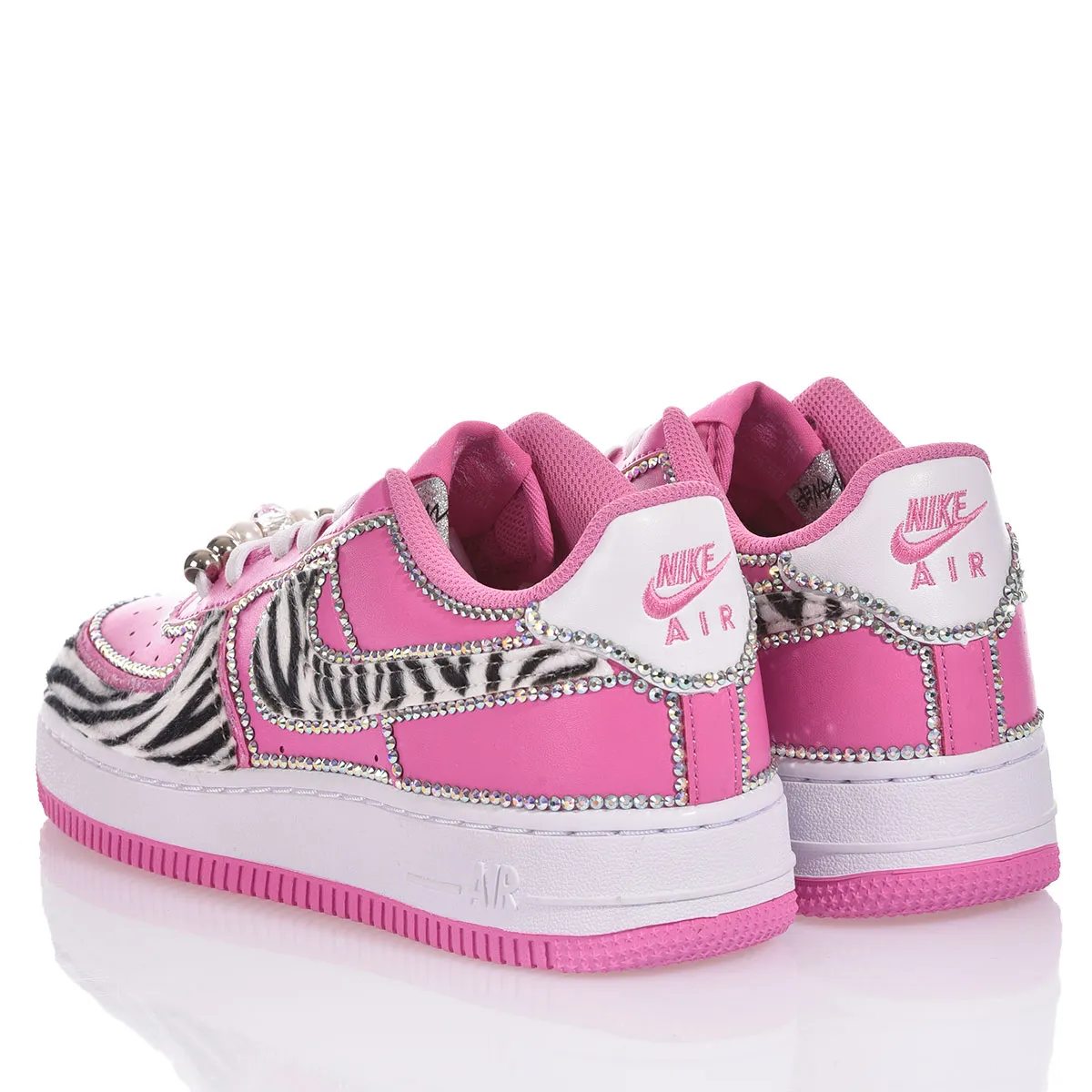 Nike Air Force 1 Bubble Zebra Air Force 1 Animalier, Swarovski