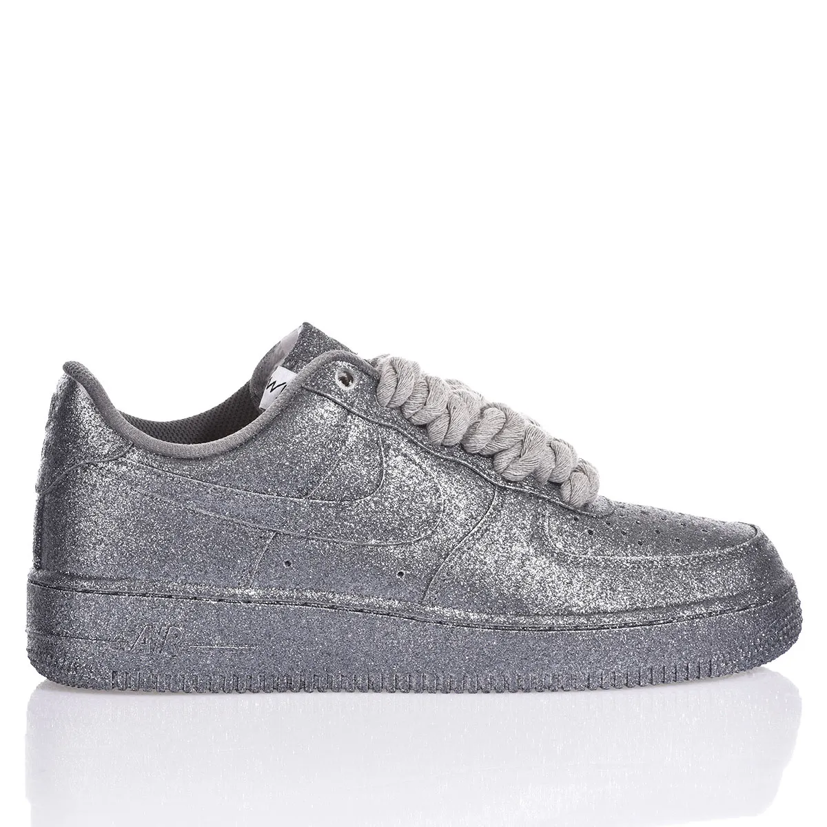 Nike Air Force 1 Full Grey Air Force 1 brokat