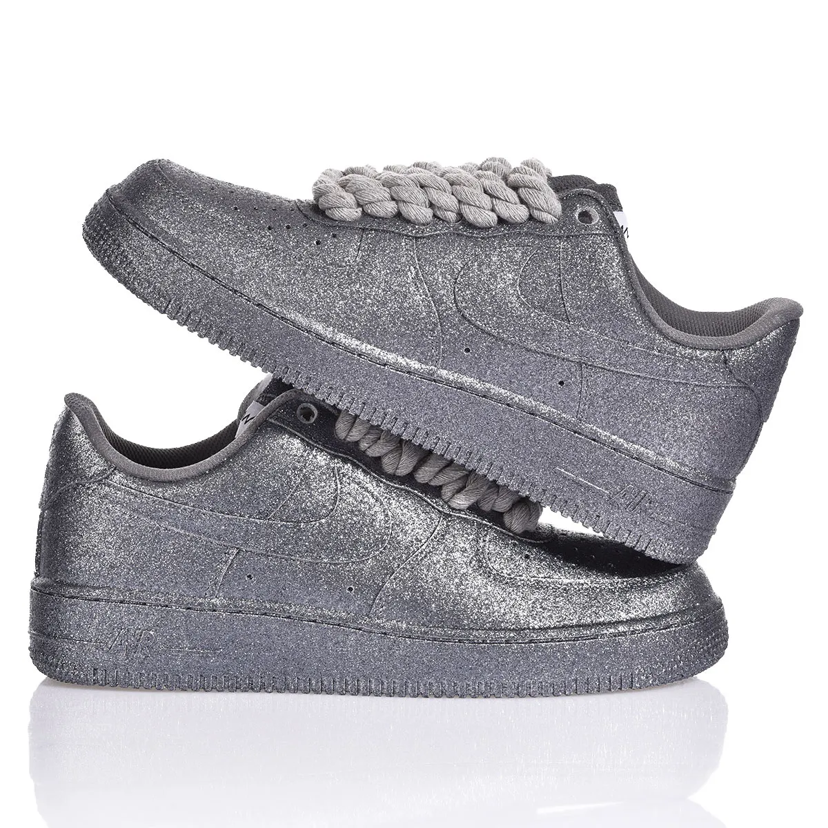 Nike Air Force 1 Full Grey Air Force 1 brokat