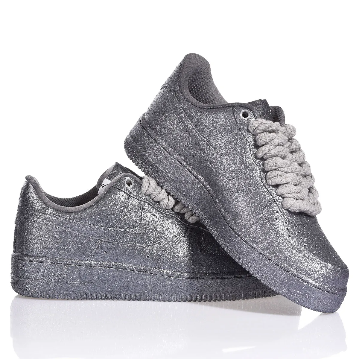 Nike Air Force 1 Full Grey Air Force 1 brokat