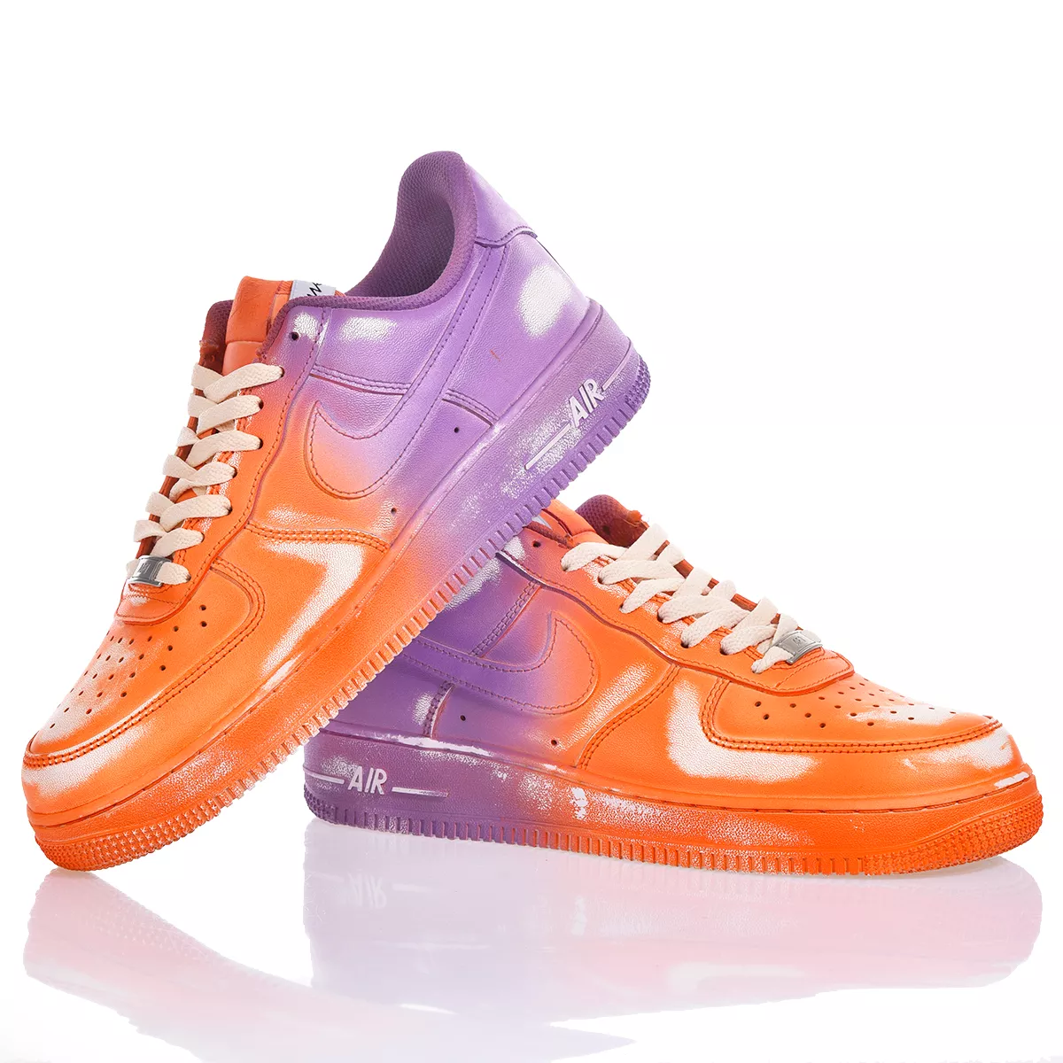 Nike Air Force 1 Orange Purple Air Force 1 Peint, Special