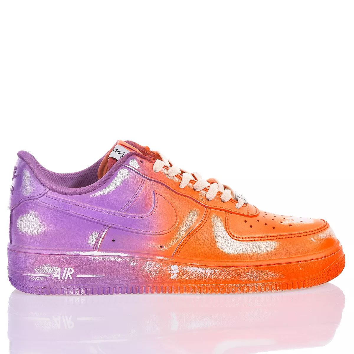 Purple and orange nikes best sale