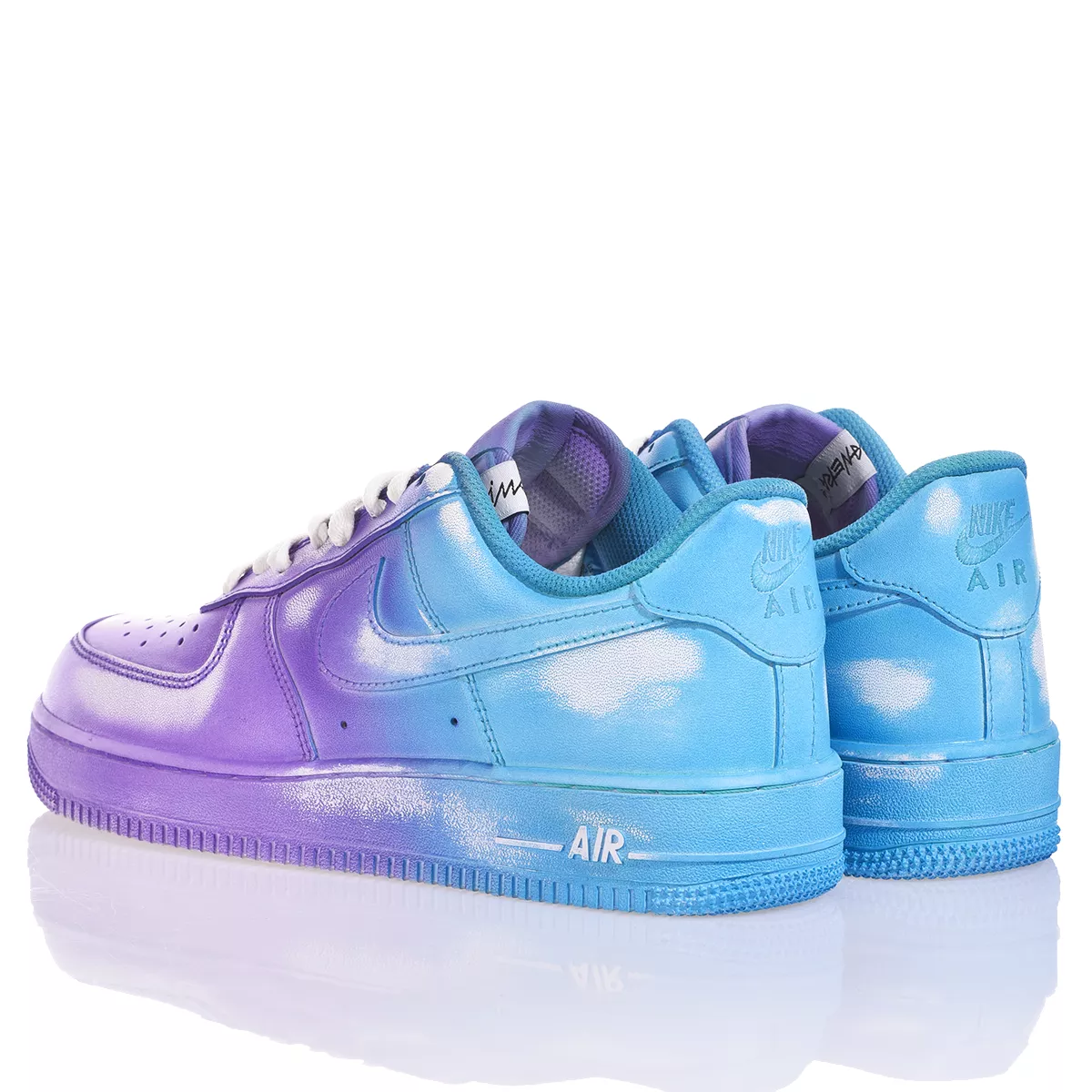 Nike Air Force 1 Purple Blue Air Force 1 Painted