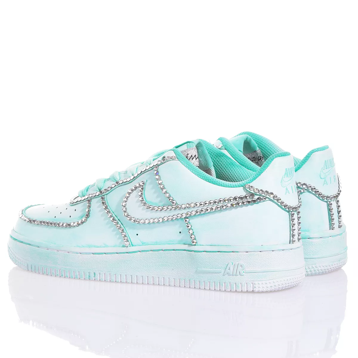 Nike Air Force 1 Vanity Tiffany Air Force 1 Delavato, Swarovski