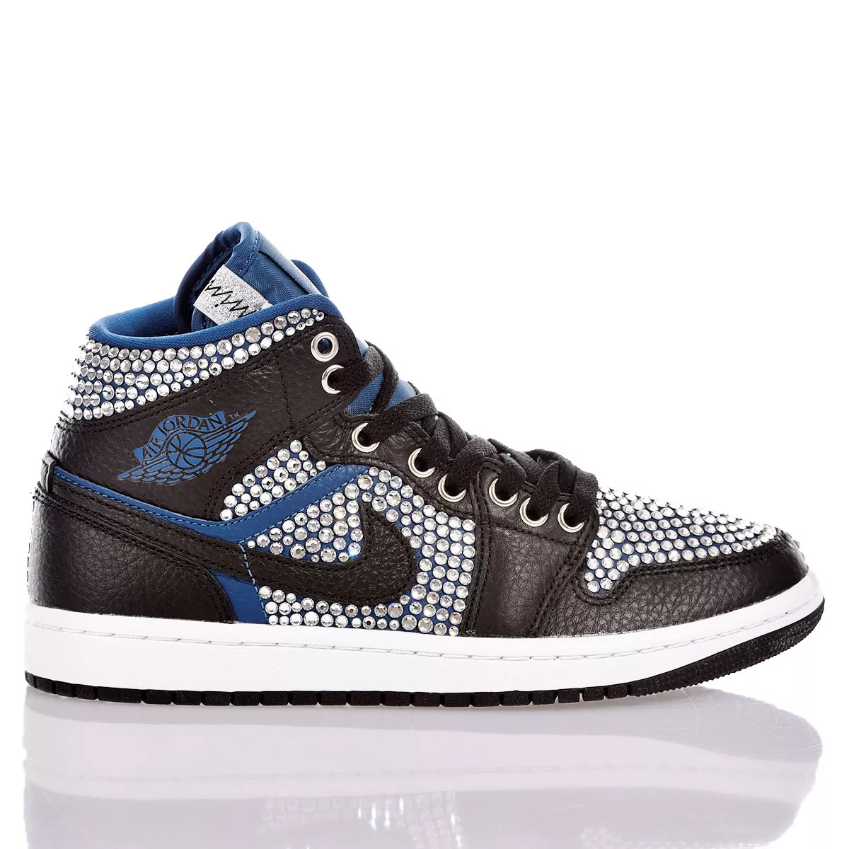 Nike Air Jordan 1 Check Swarovski Personalizzate