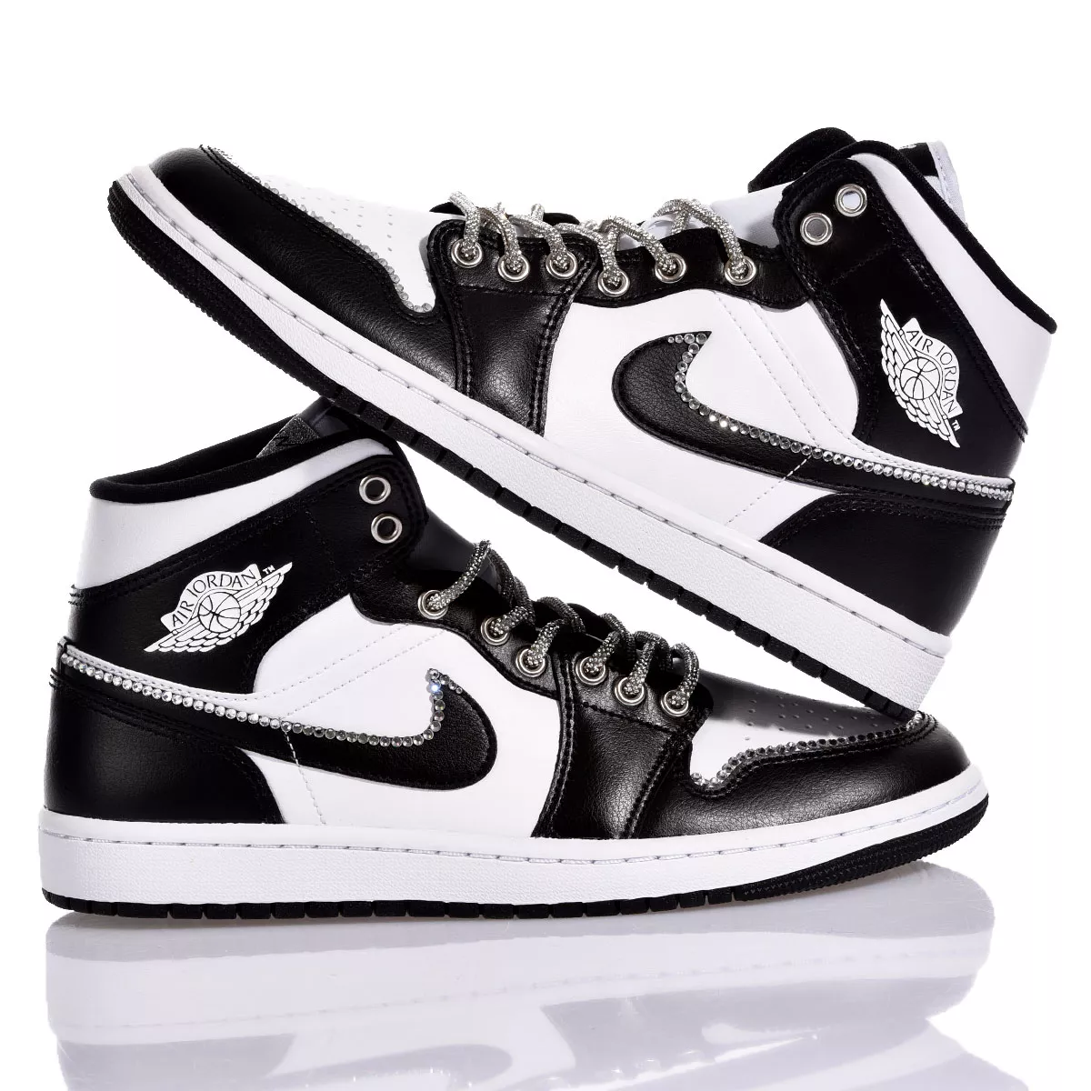 Nike Air Jordan 1 Panda Swarovski Air Jordan 1 Swarovski