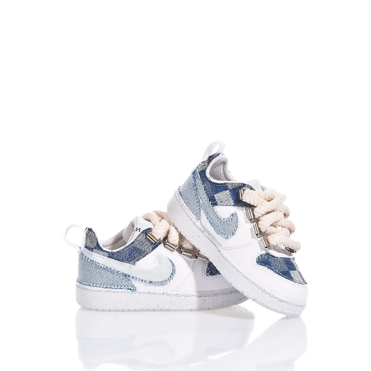 Nike Baby Denim Check Court Vision 