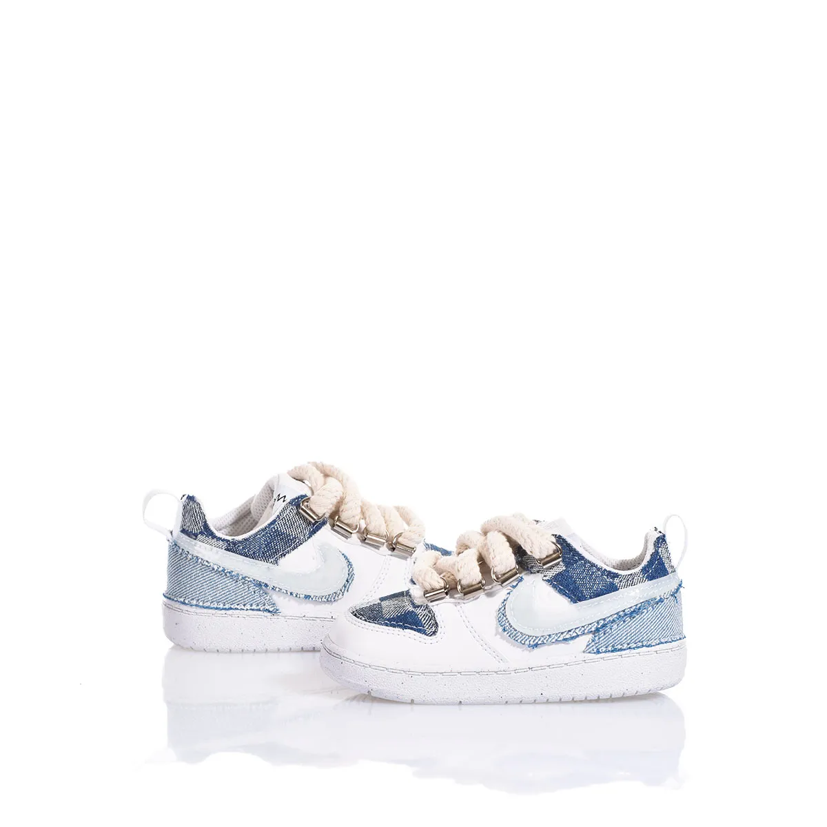 Nike Baby Denim Check Court Vision 